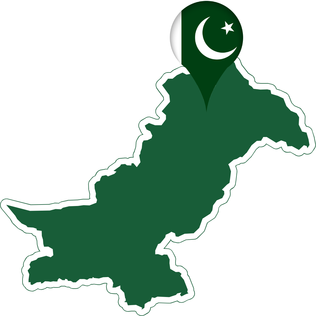 map pakistan